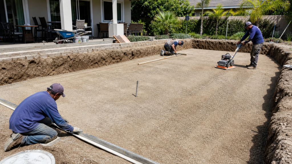 Preparação do terreno